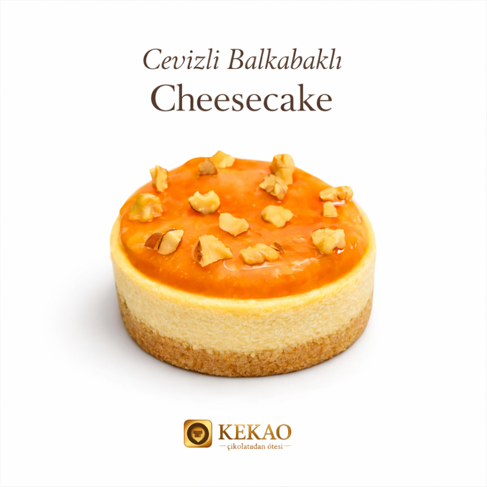Cevizli Balkabaklı Mono Cheesecake